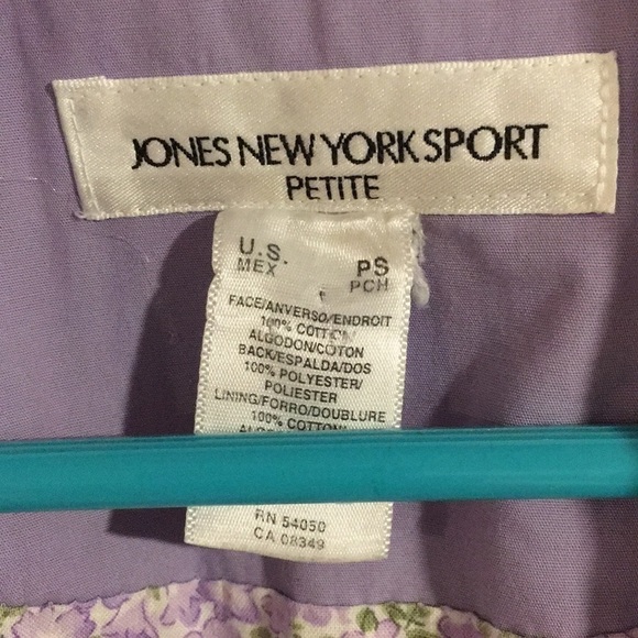 Jones New York Petite Lilac Coat Small Petite - Picture 2 of 6